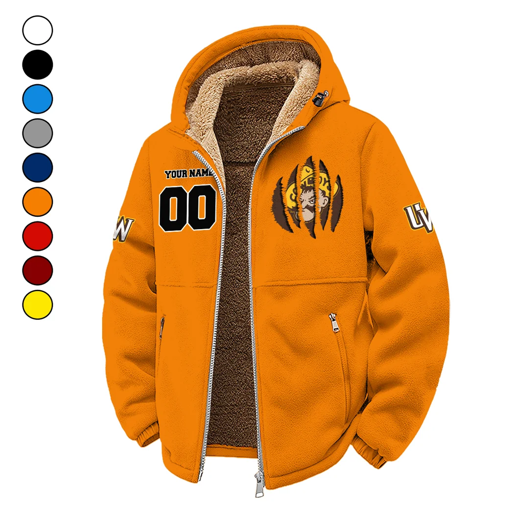 The Wyoming Power Winter Fleece Jacket, Anti-Pill Thermal Fleece HVN1449WC - Orange