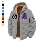 The Husky Nation Winter Fleece Jacket, Arctic Expedition Fleece HVN1449WH - Grey