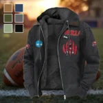 The WKU Elite Flannel Hoodie, True Fan Hooded Flannel HVN1449WK - Black