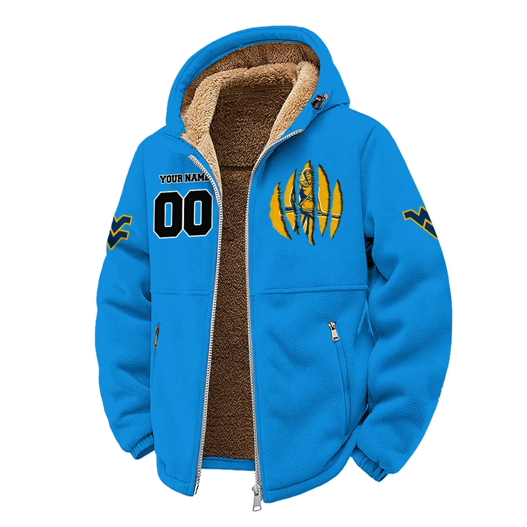 The WVU Power Winter Fleece Jacket, Premium Fleece Barrier HVN1449WV - cyan - Image 2