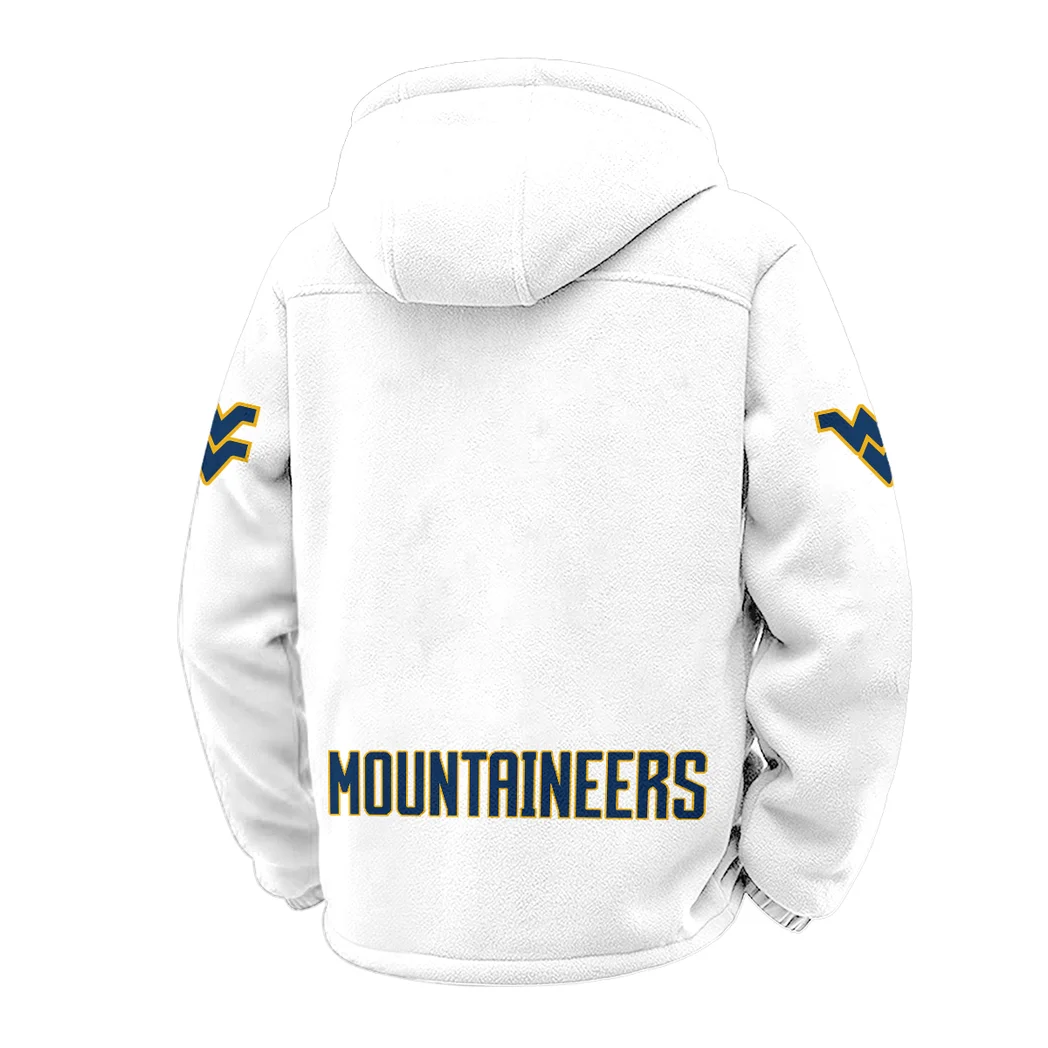 The WVU Power Winter Fleece Jacket, Premium Fleece Barrier HVN1449WV - White - Image 3