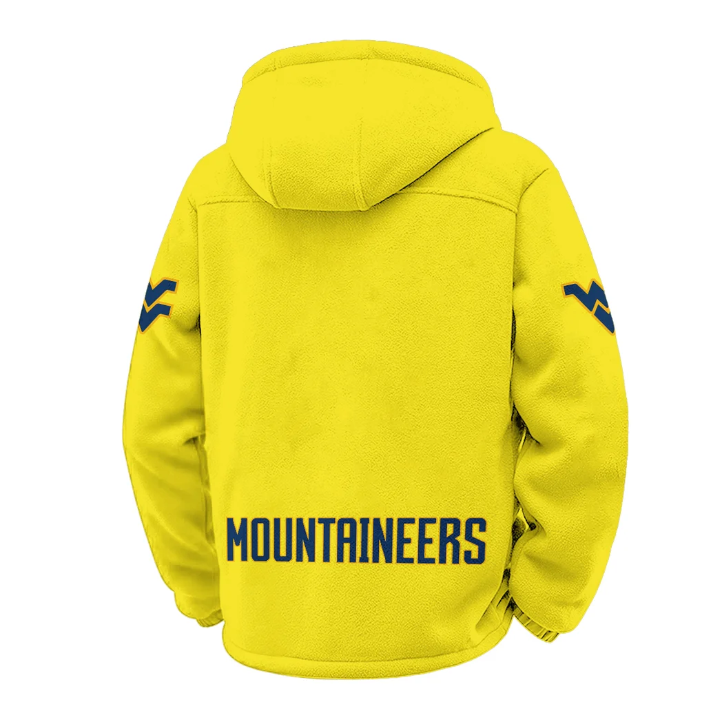 The WVU Power Winter Fleece Jacket, Premium Fleece Barrier HVN1449WV - Yellow - Image 3
