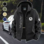 Premium Sedan Fleece Windbreaker Jacket, Thermal Wind-Stop Jacket HVN1450AC - Black