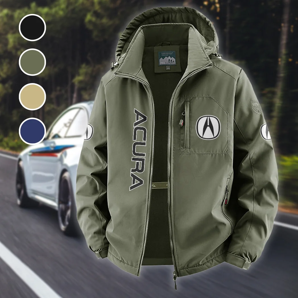 Premium Sedan Fleece Windbreaker Jacket, Thermal Wind-Stop Jacket HVN1450AC - Green