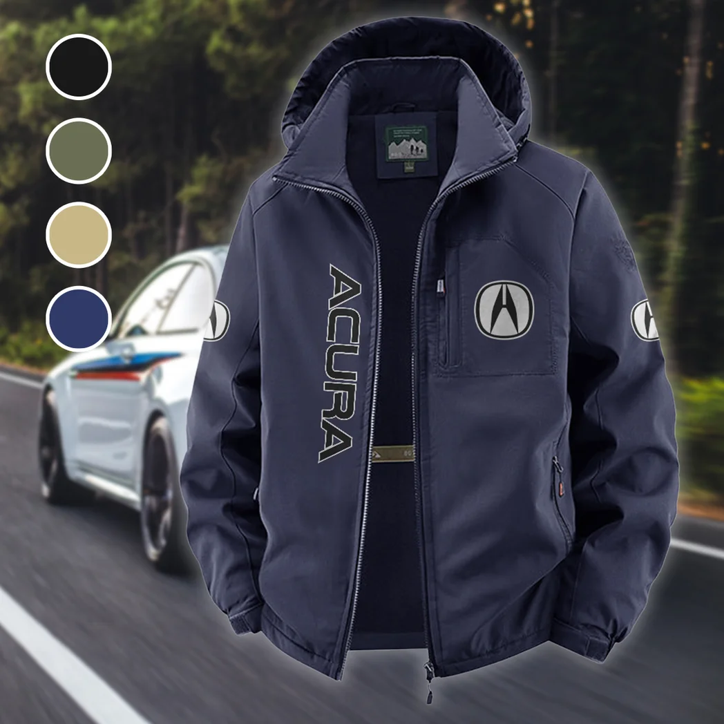 Premium Sedan Fleece Windbreaker Jacket, Thermal Wind-Stop Jacket HVN1450AC - Navy