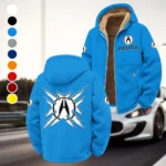 Premium Sedan Winter Fleece Jacket, Thermal Winter Fleece HVN1450AC - Cyan