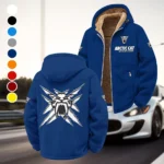 Snowmobile Brand Winter Fleece Jacket, Extreme Cold Fleece Coat HVN1450AR - Navy