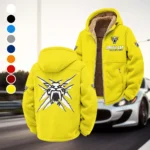 Snowmobile Brand Winter Fleece Jacket, Extreme Cold Fleece Coat HVN1450AR - Yellow