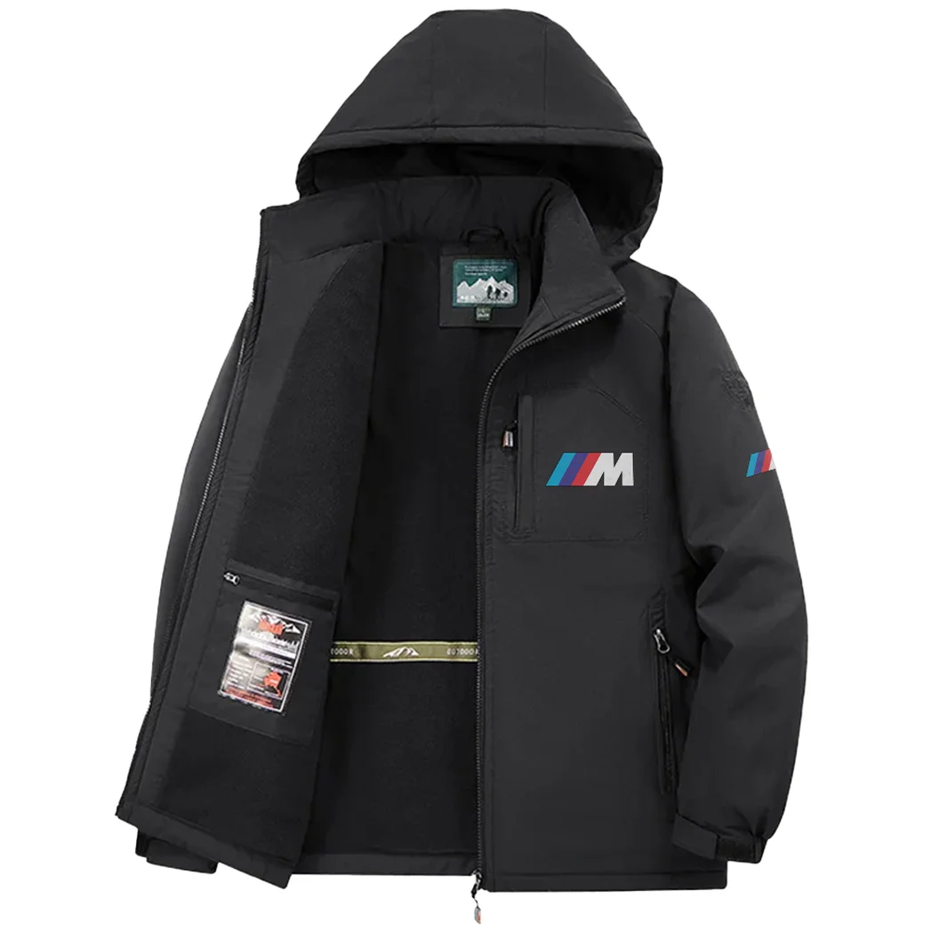 Competition Car Fleece Windbreaker Jacket, Core-Warmth Windbreaker HVN1450BM - Black - Image 3