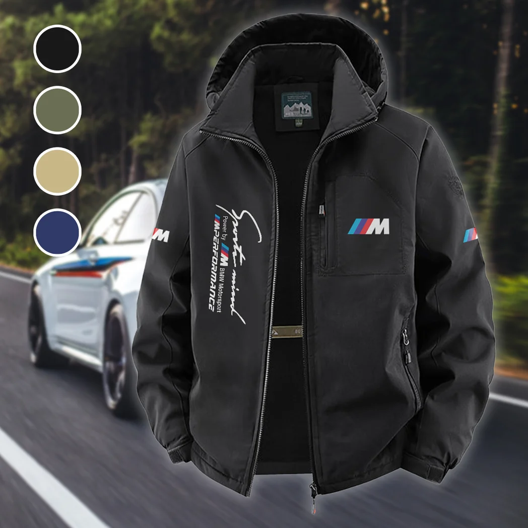 Competition Car Fleece Windbreaker Jacket, Core-Warmth Windbreaker HVN1450BM - Black
