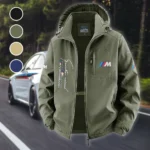 Competition Car Fleece Windbreaker Jacket, Core-Warmth Windbreaker HVN1450BM - Green