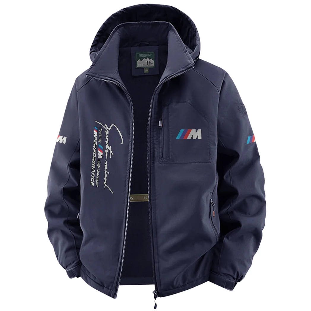 Competition Car Fleece Windbreaker Jacket, Core-Warmth Windbreaker HVN1450BM - Navy - Image 2