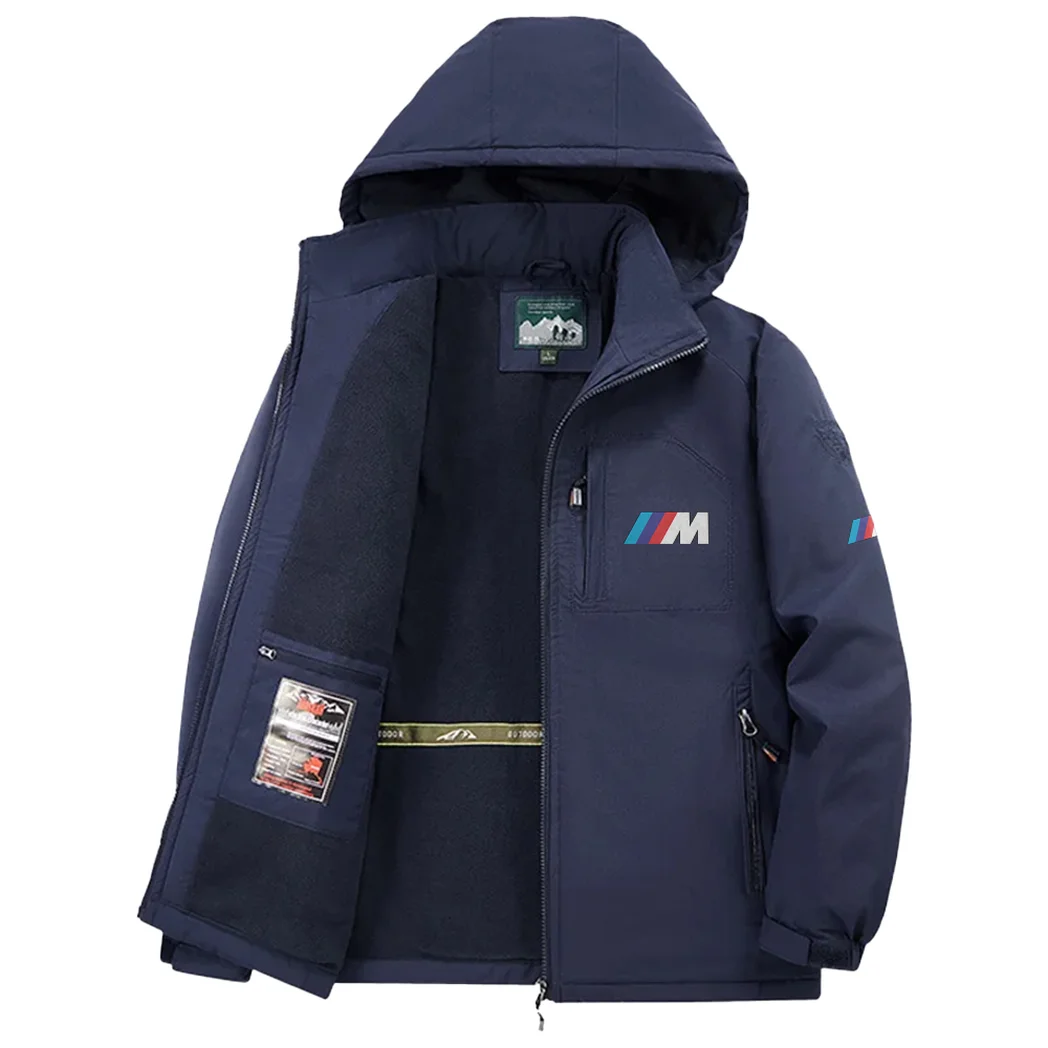 Competition Car Fleece Windbreaker Jacket, Core-Warmth Windbreaker HVN1450BM - Navy - Image 3