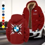 Competition Car Winter Fleece Jacket, Insulated Sport Hoody HVN1450BM - Wine