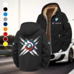 High-Speed Car Winter Fleece Jacket, Sub-Zero Fleece Jacket HVN1450BM - Black