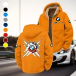 High-Speed Car Winter Fleece Jacket, Sub-Zero Fleece Jacket HVN1450BM - Orange