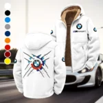 High-Speed Car Winter Fleece Jacket, Sub-Zero Fleece Jacket HVN1450BM - White