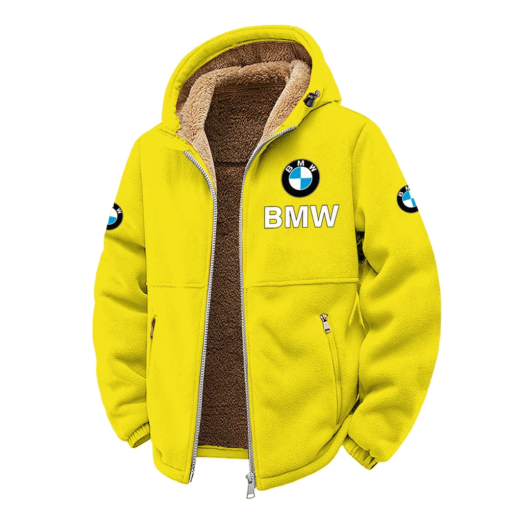 Performance Car Winter Fleece Jacket, Deep Winter Comfort Fleece HVN1450BM - Yellow - Image 2