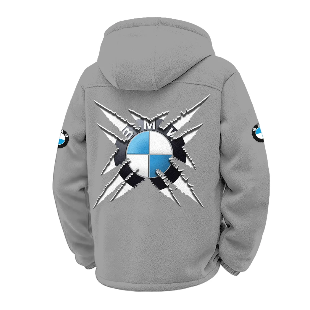 Performance Car Winter Fleece Jacket, Deep Winter Comfort Fleece HVN1450BM - Grey - Image 3