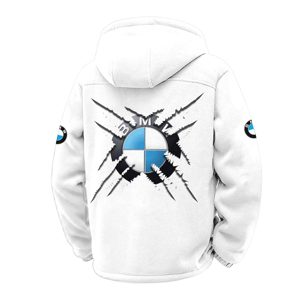 Performance Car Winter Fleece Jacket, Deep Winter Comfort Fleece HVN1450BM - White - Image 3