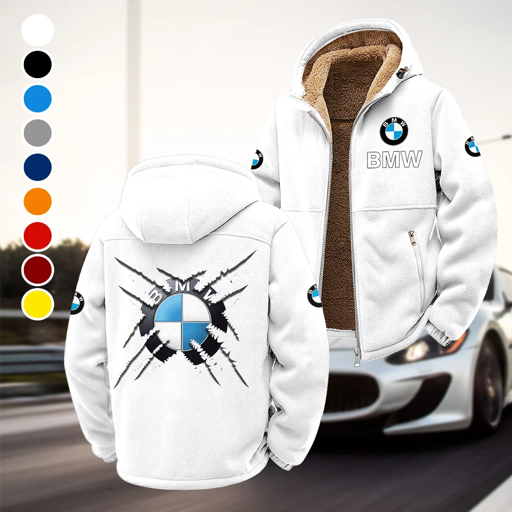 Performance Car Winter Fleece Jacket, Deep Winter Comfort Fleece HVN1450BM - White