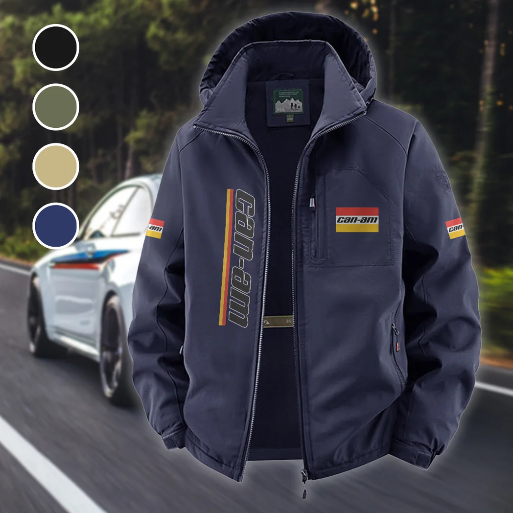 Recreational Quad Fleece Windbreaker Jacket, Essential Cold & Wind Barrier HVN1450BR - Navy