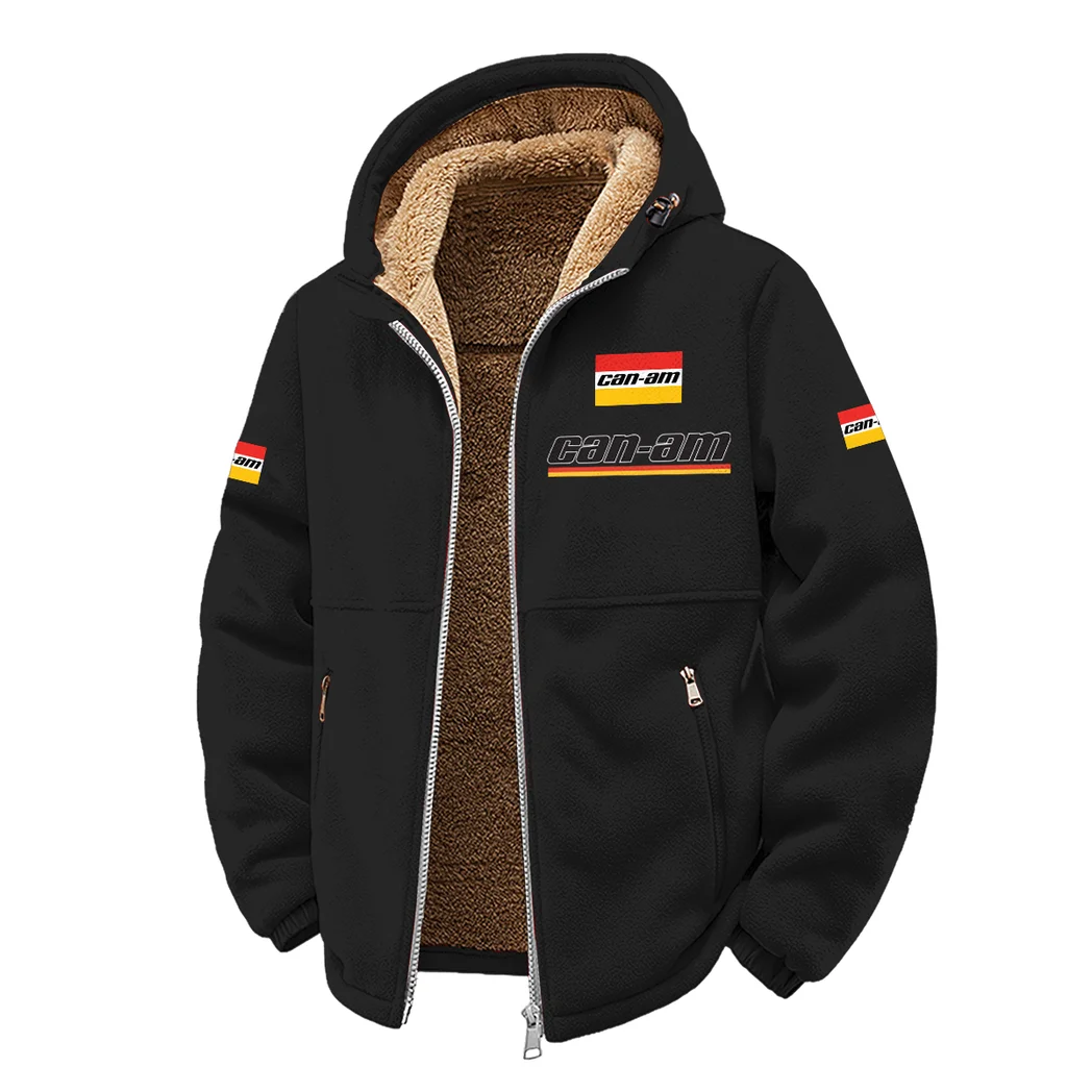 Recreational Quad Winter Fleece Jacket, Polar Climate Fleece HVN1450BR - Black - Image 2