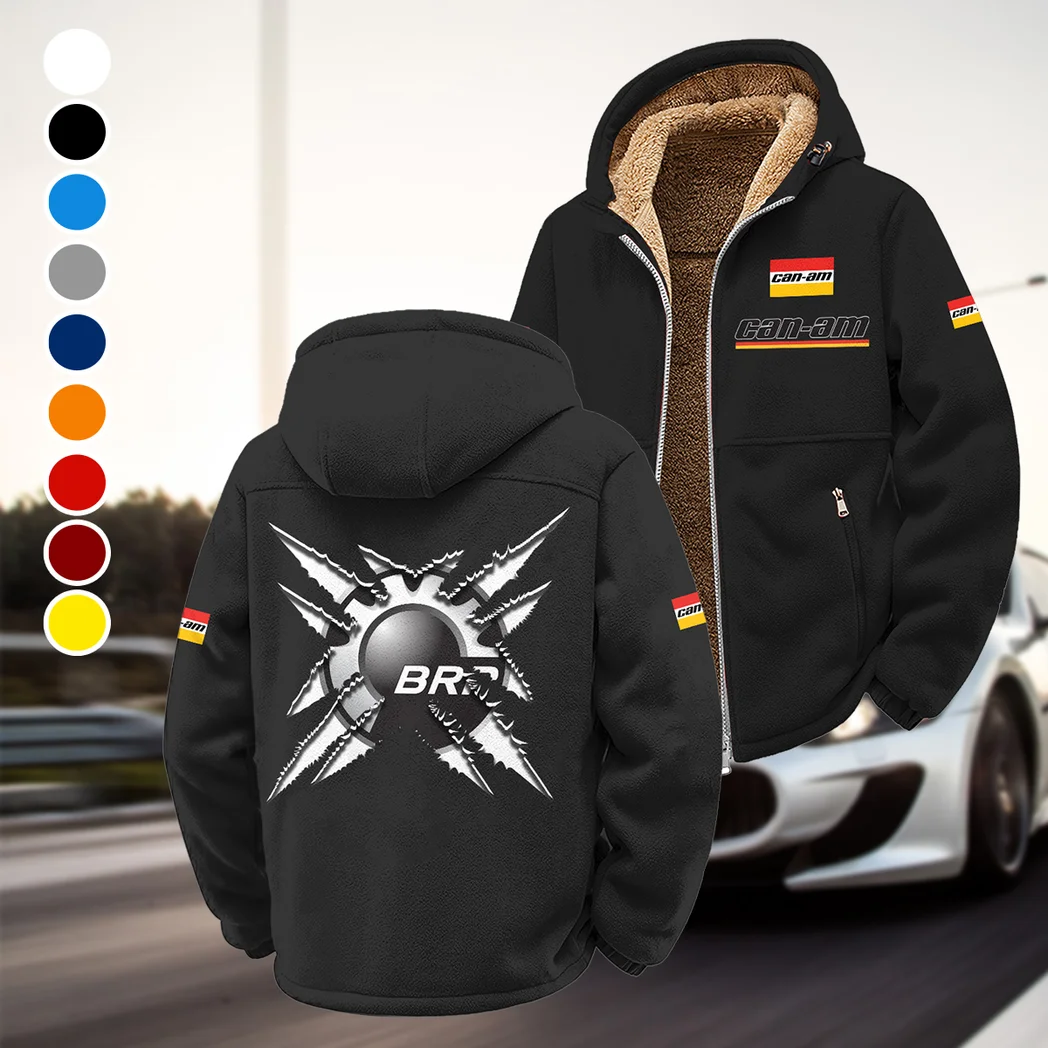 Recreational Quad Winter Fleece Jacket, Polar Climate Fleece HVN1450BR - Black