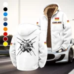 Recreational Quad Winter Fleece Jacket, Polar Climate Fleece HVN1450BR - White