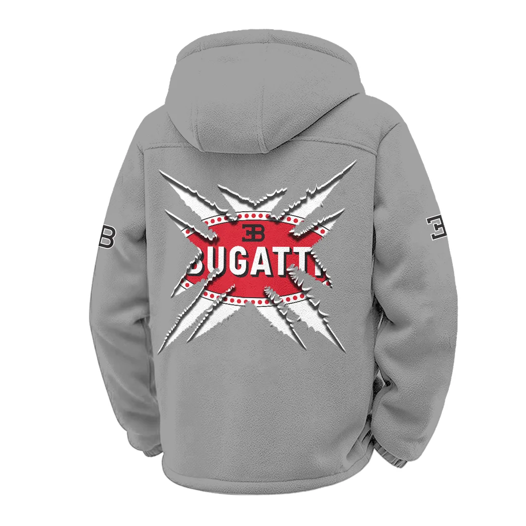 Million-Dollar Car Winter Fleece Jacket, Essential Winter Warmth HVN1450BU - Grey - Image 3