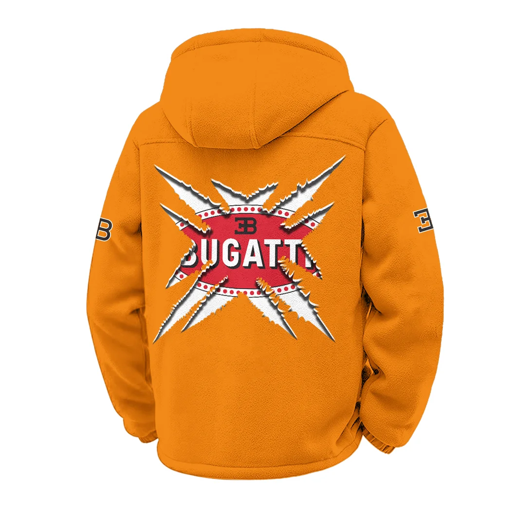 Million-Dollar Car Winter Fleece Jacket, Essential Winter Warmth HVN1450BU - Orange - Image 3