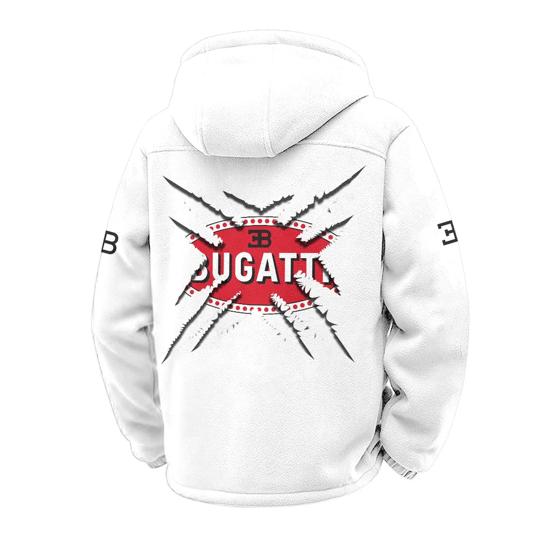Million-Dollar Car Winter Fleece Jacket, Essential Winter Warmth HVN1450BU - White - Image 3