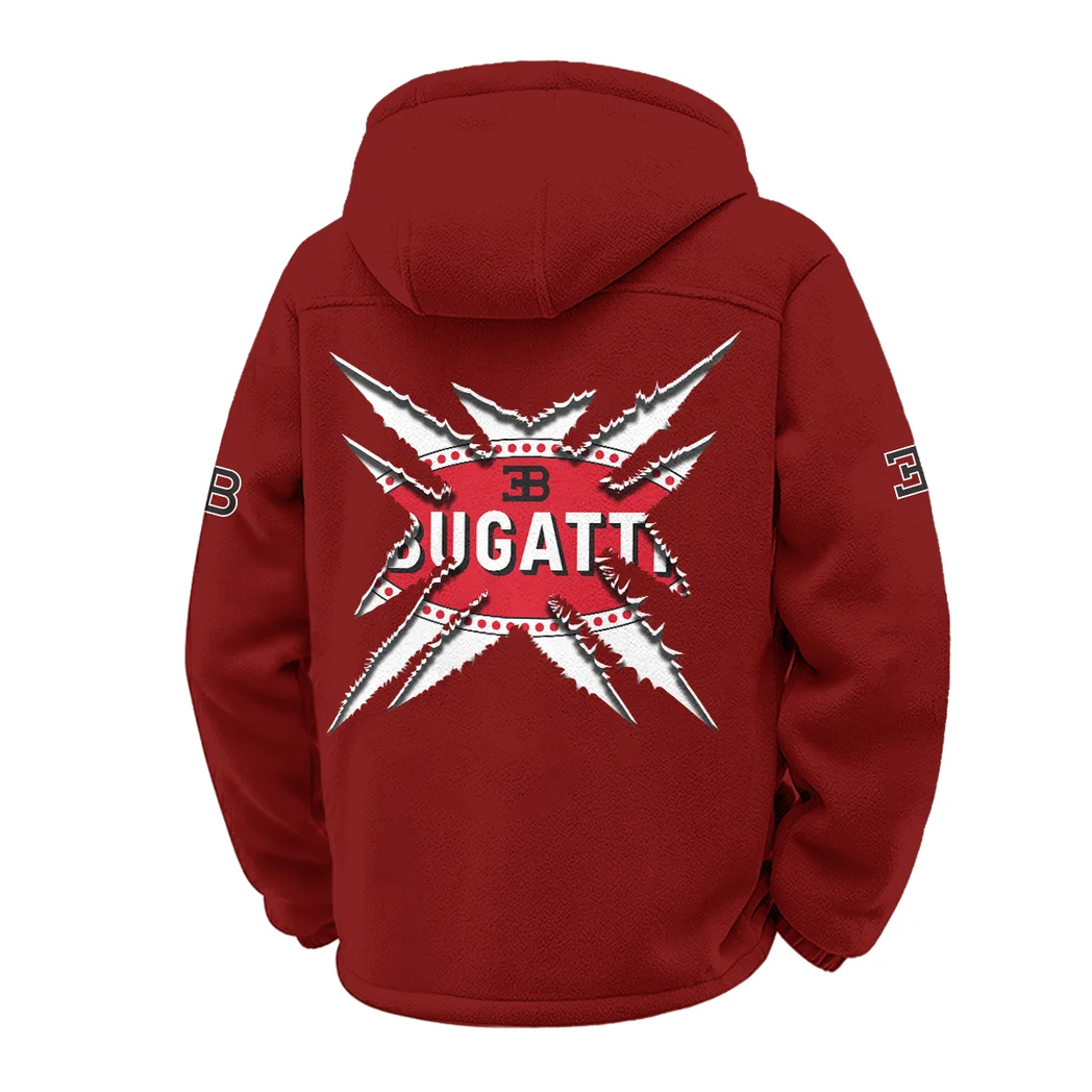 Million-Dollar Car Winter Fleece Jacket, Essential Winter Warmth HVN1450BU - Wine - Image 3