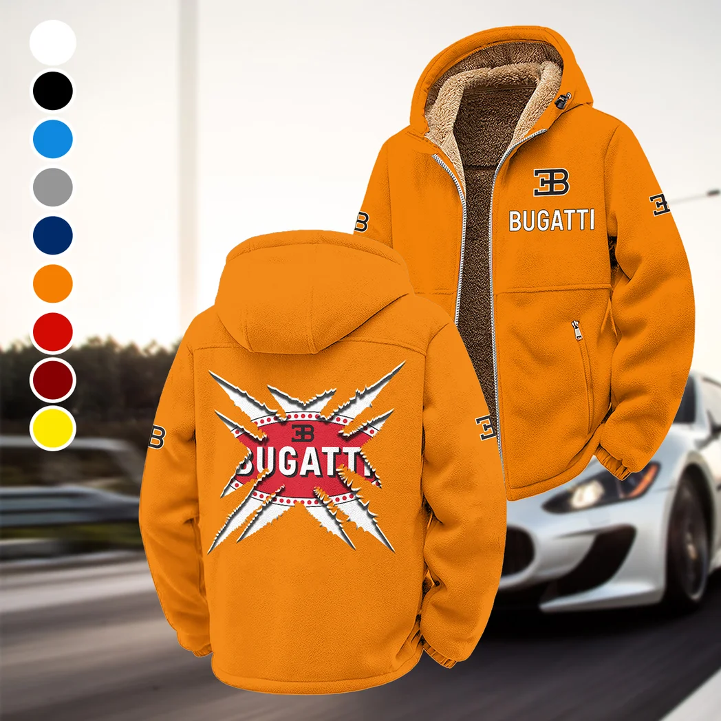 Million-Dollar Car Winter Fleece Jacket, Essential Winter Warmth HVN1450BU - Orange