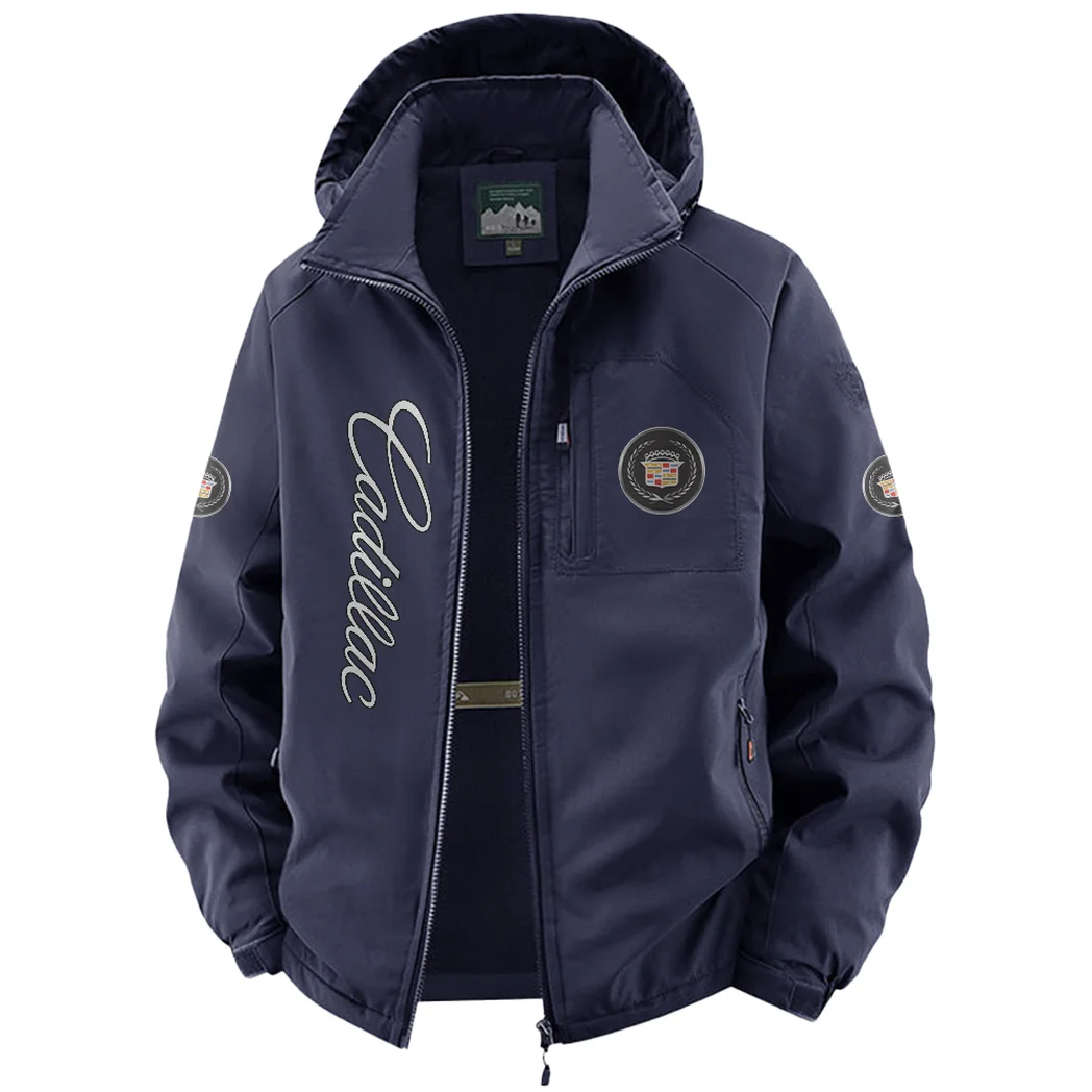 Elegant Ride Hoodie Fleece Windbreaker Jacket, Weather-Guard Fleece HVN1450CA - Navy - Image 2
