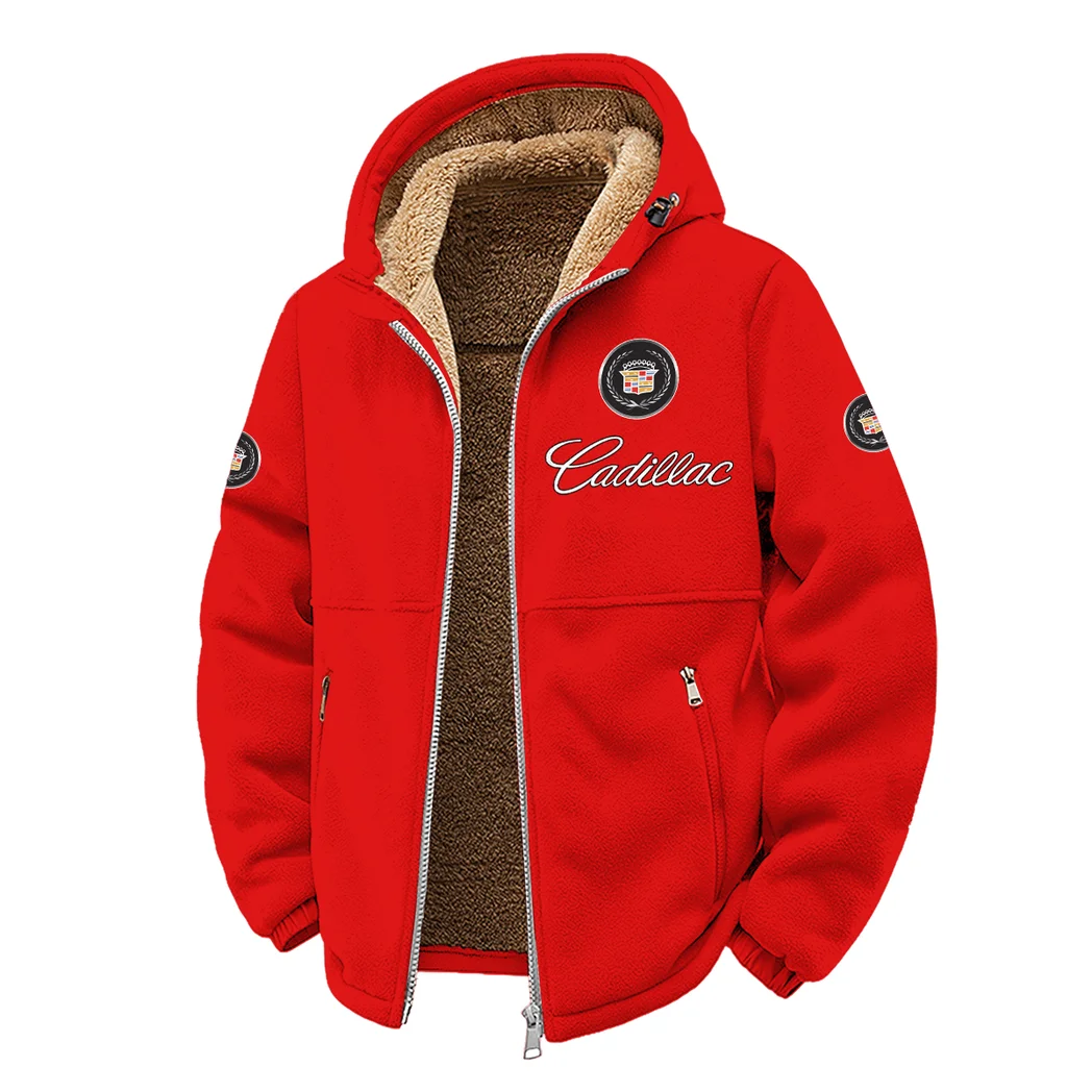 Elegant Ride Hoodie Winter Fleece Jacket, Superior Thermal Protection HVN1450CA - Red - Image 2