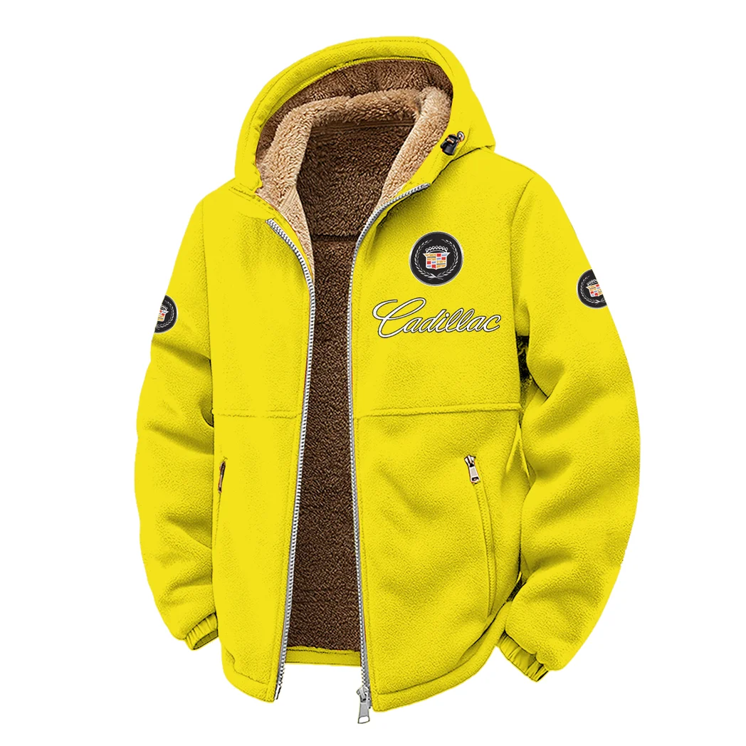 Elegant Ride Hoodie Winter Fleece Jacket, Superior Thermal Protection HVN1450CA - Yellow - Image 2