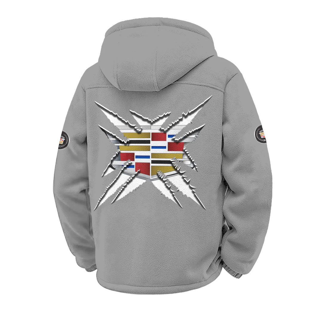 Elegant Ride Hoodie Winter Fleece Jacket, Superior Thermal Protection HVN1450CA - Grey - Image 3