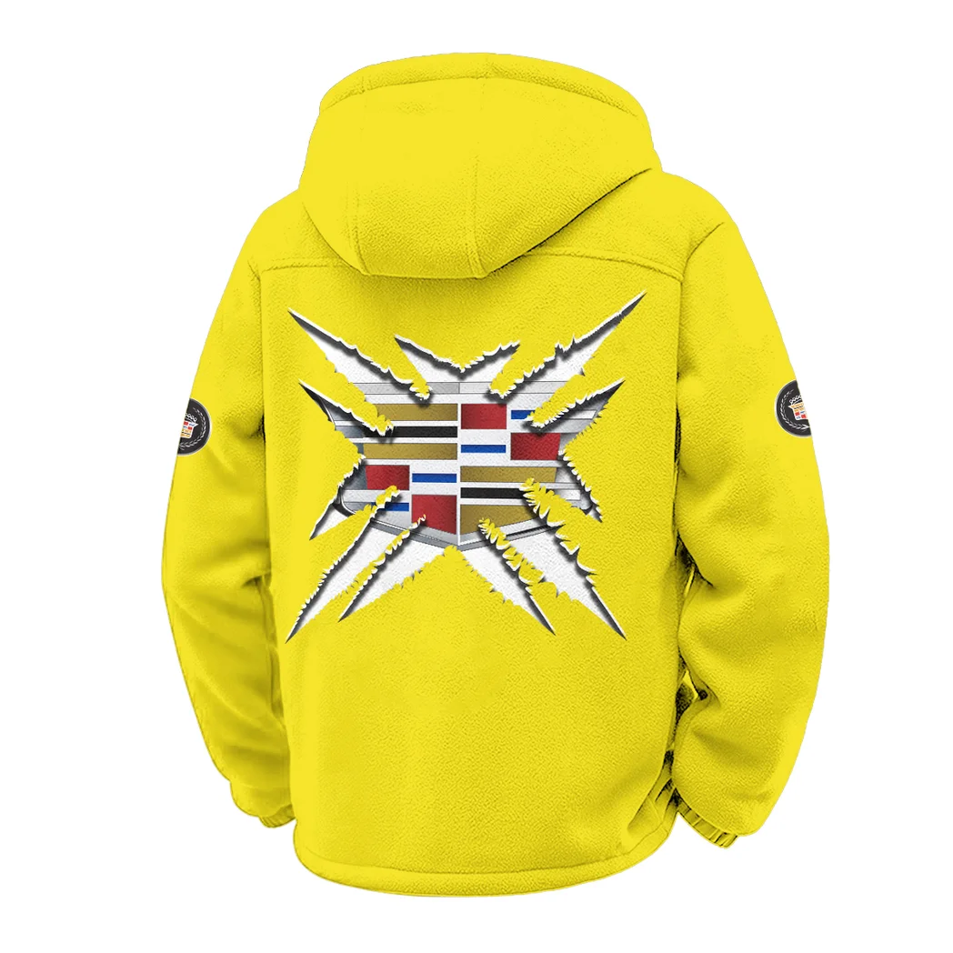 Elegant Ride Hoodie Winter Fleece Jacket, Superior Thermal Protection HVN1450CA - Yellow - Image 3