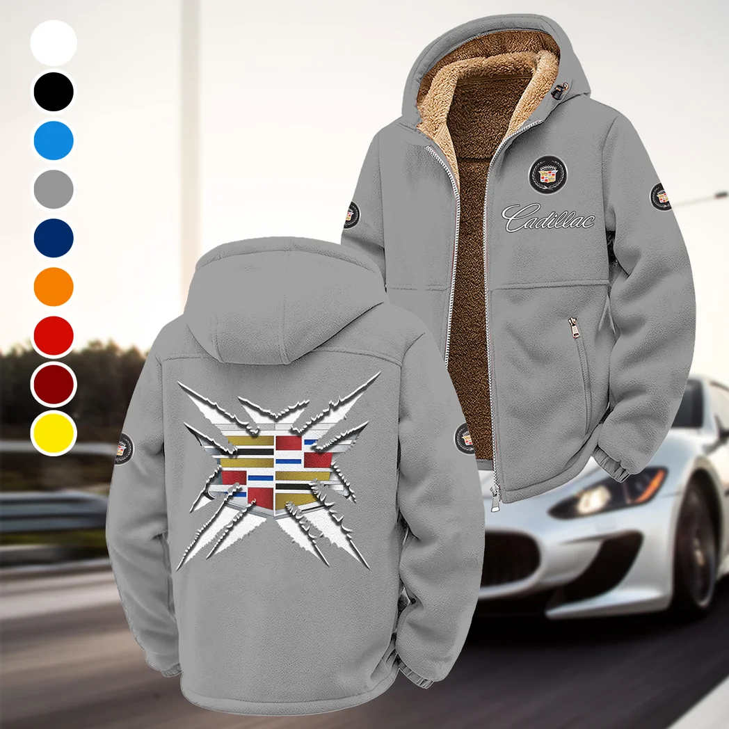 Elegant Ride Hoodie Winter Fleece Jacket, Superior Thermal Protection HVN1450CA - Grey
