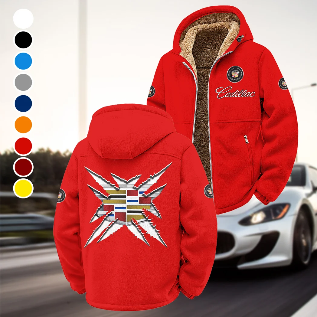 Elegant Ride Hoodie Winter Fleece Jacket, Superior Thermal Protection HVN1450CA - Red