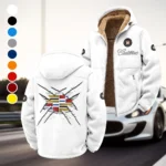 Elegant Ride Hoodie Winter Fleece Jacket, Superior Thermal Protection HVN1450CA - White