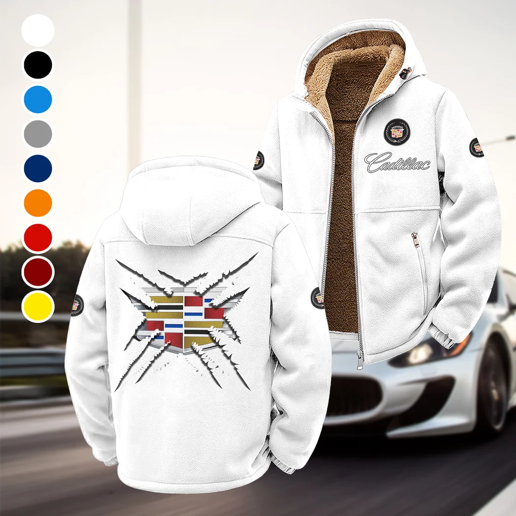 Elegant Ride Hoodie Winter Fleece Jacket, Superior Thermal Protection HVN1450CA - White