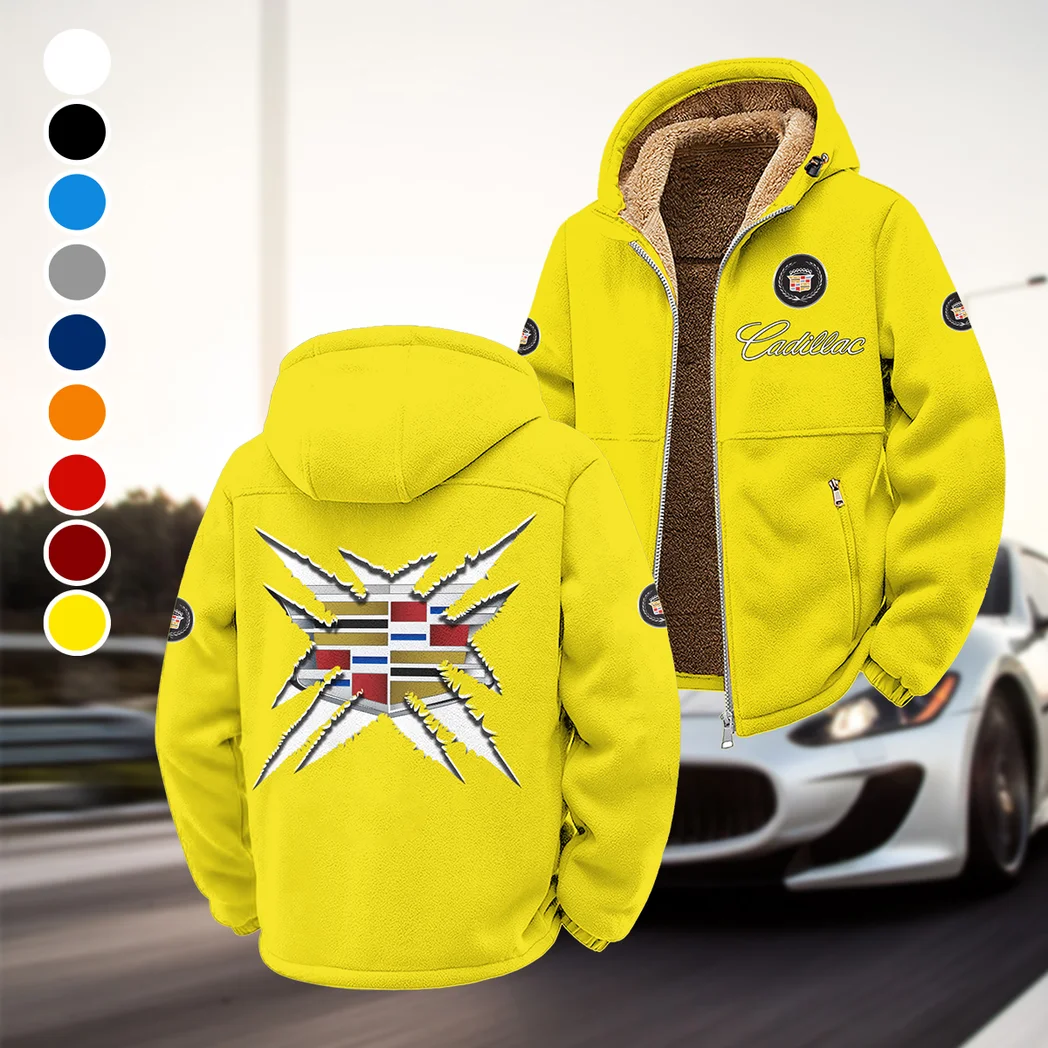 Elegant Ride Hoodie Winter Fleece Jacket, Superior Thermal Protection HVN1450CA - Yellow