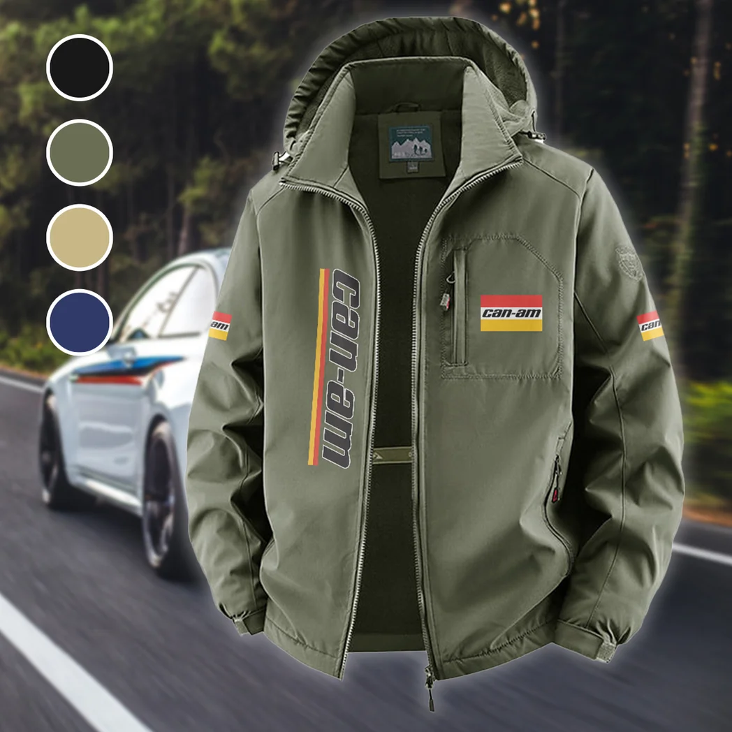 Racing Bike Fleece Windbreaker Jacket, Thermal Wind-Deflector HVN1450CA - Green