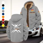 Racing Bike Winter Fleece Jacket, Heavy-Duty Cold Fleece HVN1450CA - Grey