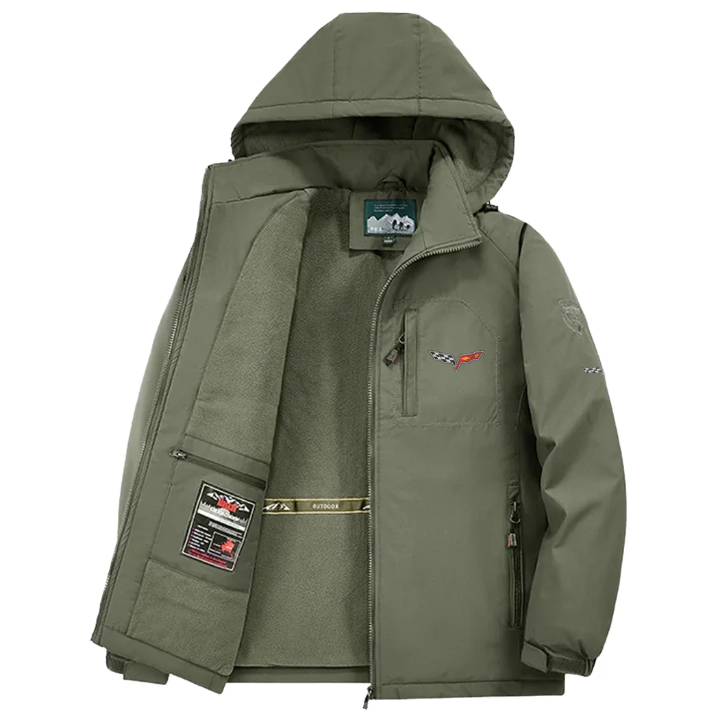 Roadster Fleece Windbreaker Jacket, Dynamic Trail Runner's Shell HVN1450CC - Green - Image 3
