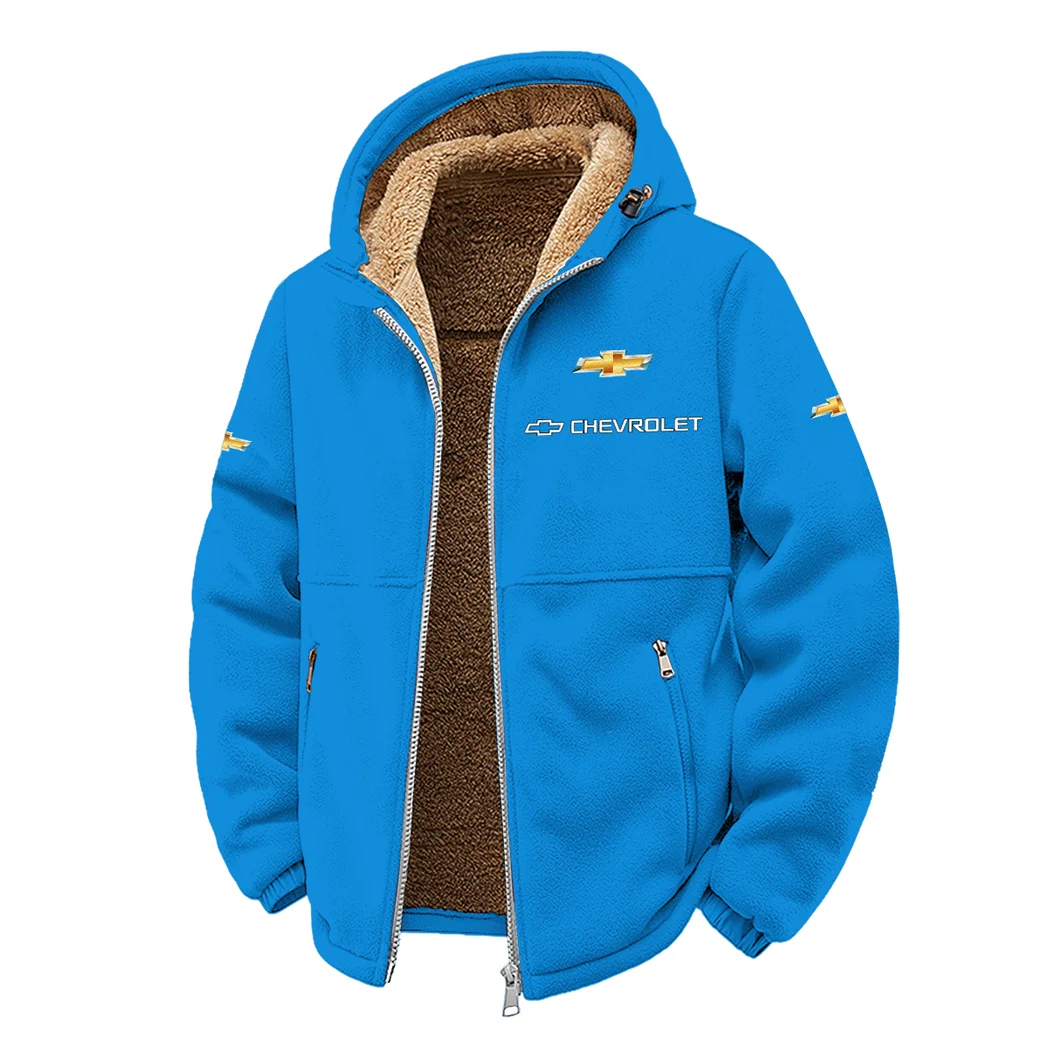 Performance Sedan Winter Fleece Jacket, Dynamic Winter Training Top HVN1450CE - Cyan - Image 2