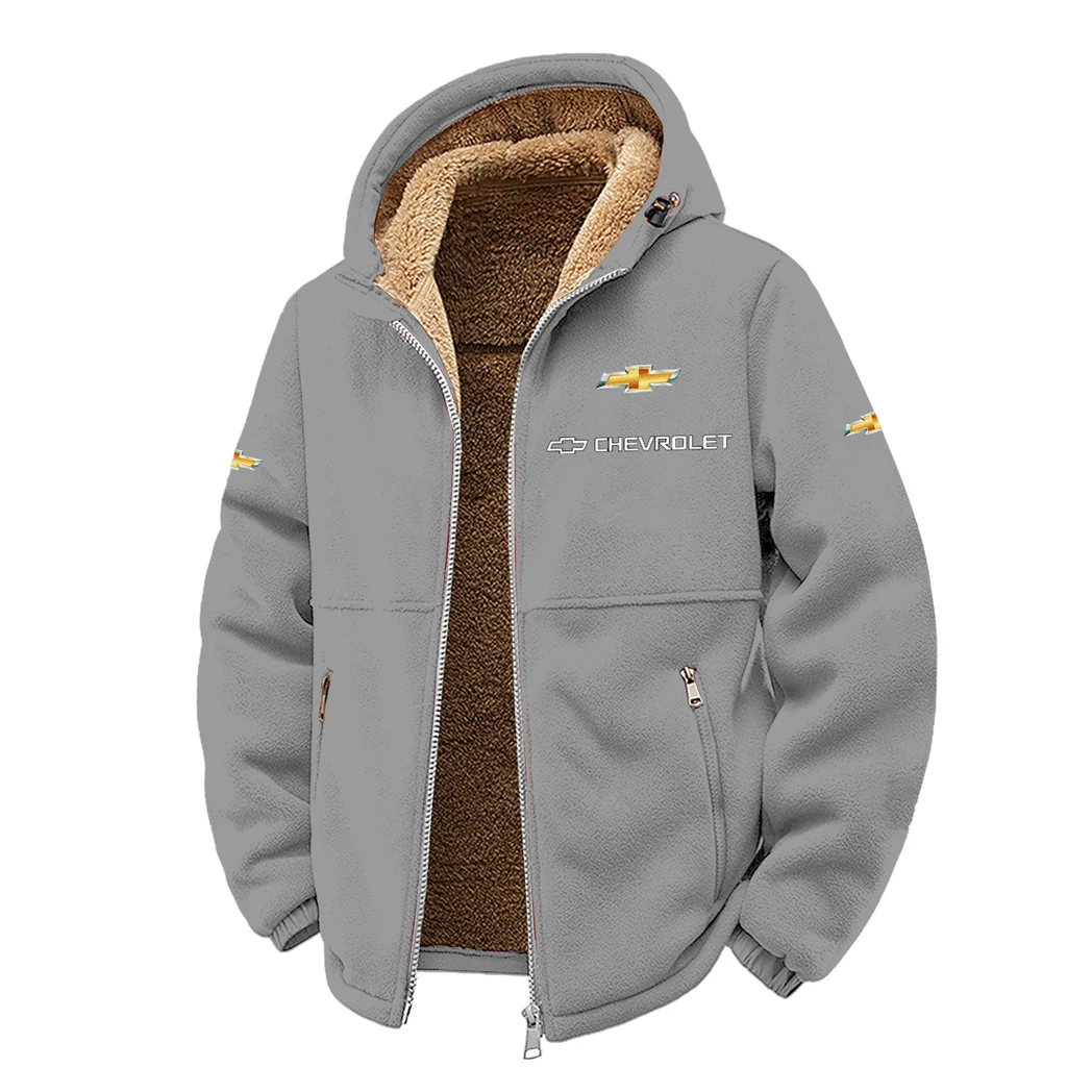 Performance Sedan Winter Fleece Jacket, Dynamic Winter Training Top HVN1450CE - Grey - Image 2