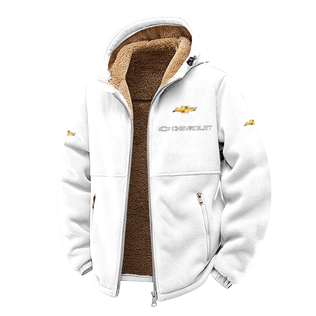 Performance Sedan Winter Fleece Jacket, Dynamic Winter Training Top HVN1450CE - White - Image 2